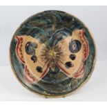 Quentin Bell (British, 1910-1996) for the Fulham Pottery, Butterfly, signed to the back,