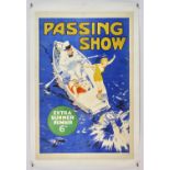 The Passing Show Magazine - Original vintage advertising poster for the Passing Show magazine and