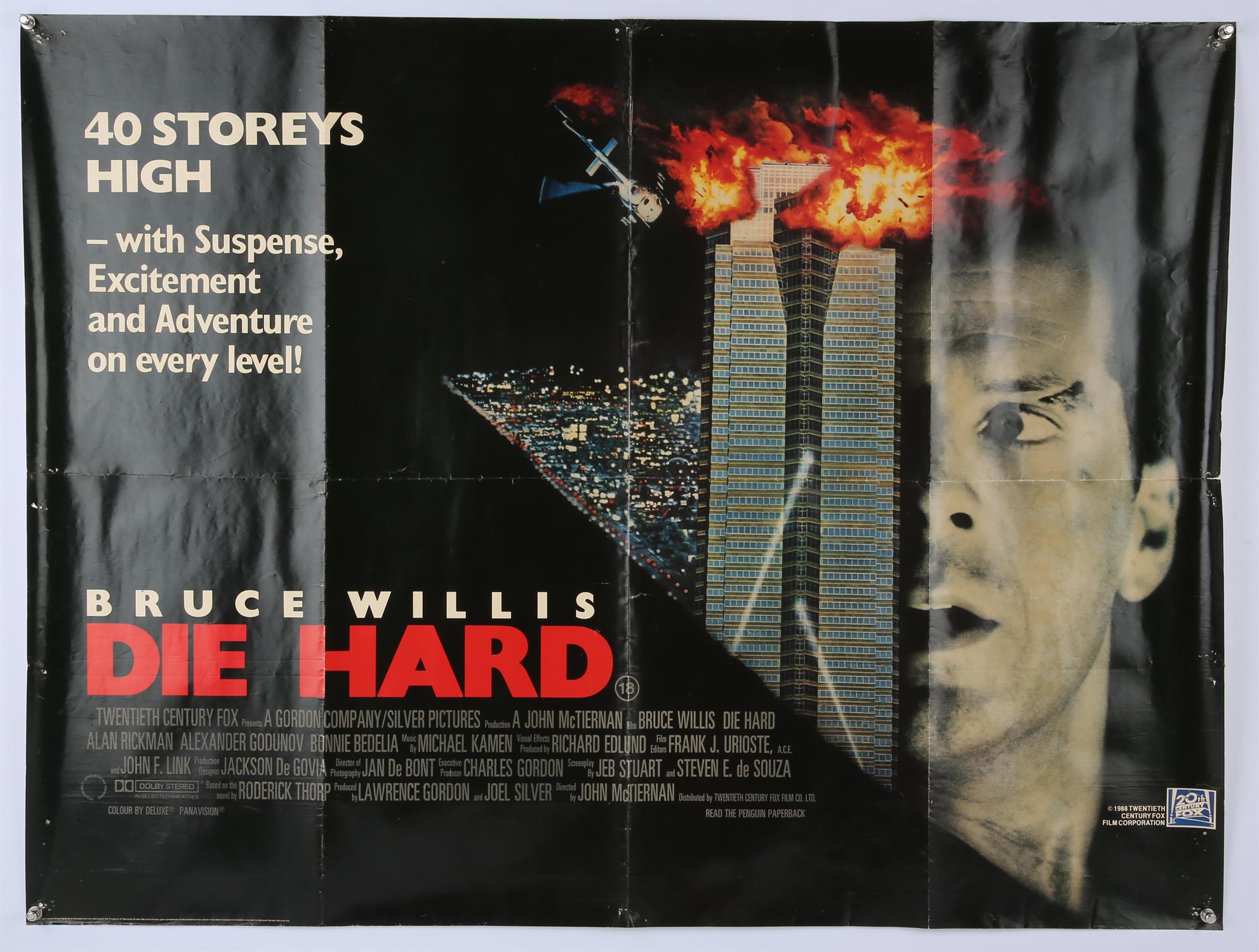 250+ Film and Video posters, including Die Hard, The Crow, Kill Bill 2, Braveheart,