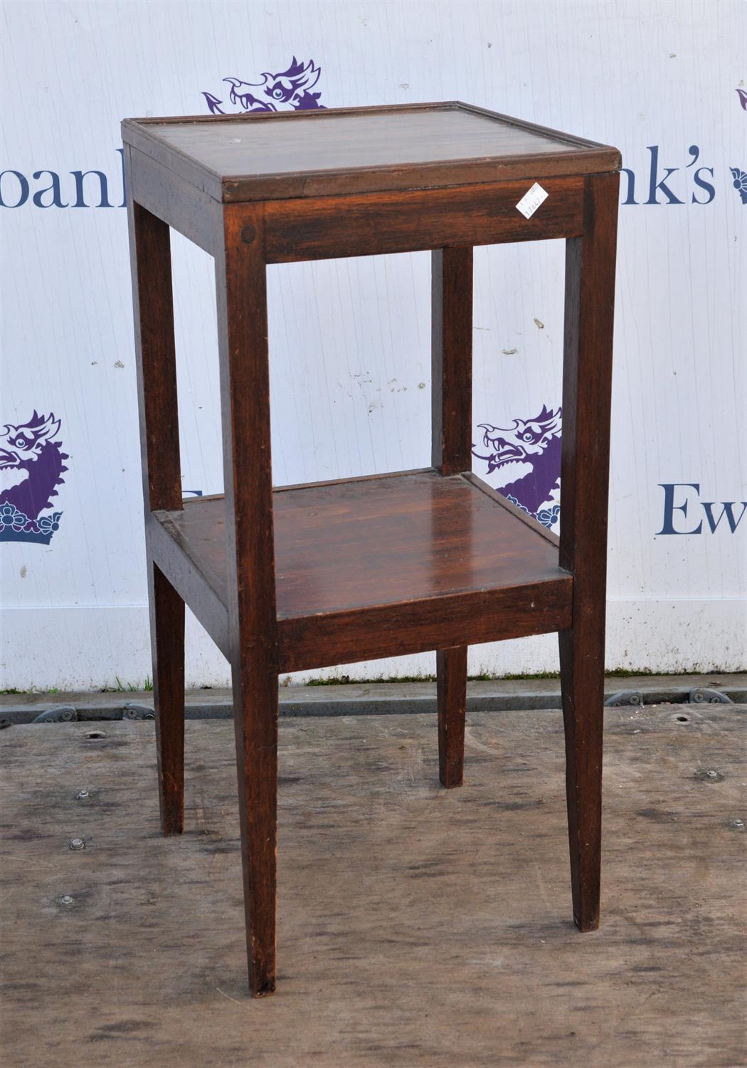 An Edwardian reproduction mahogany corner bookcase / cabinet with astragal glazed door over - Image 3 of 3