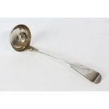Scottish silver toddy ladle by Andrew Wikie, Glasgow 1845