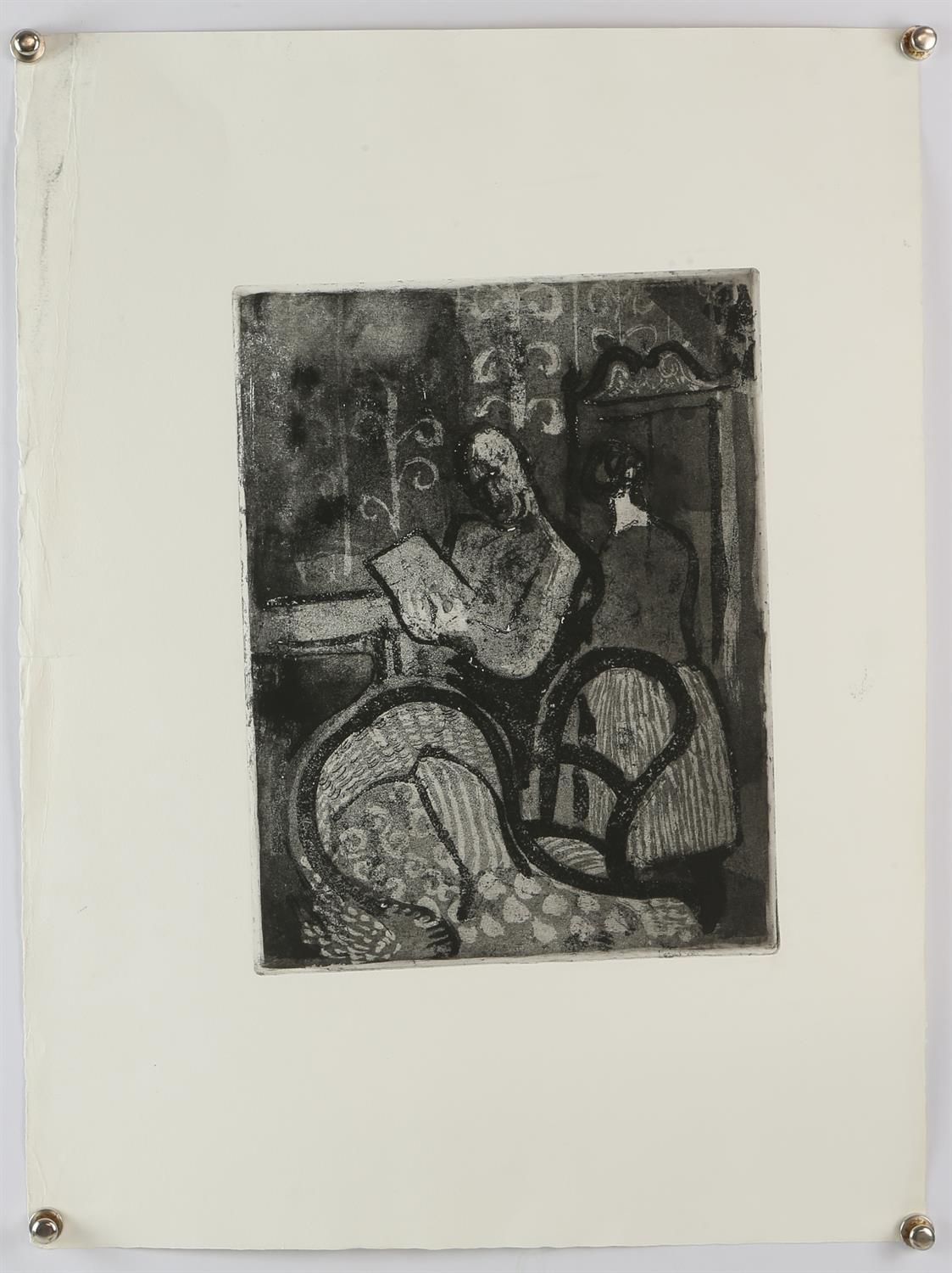 Robin Cottrell (twentieth century), untitled (1961), lithograph, ed. 3/20, signed in pencil, - Image 2 of 3