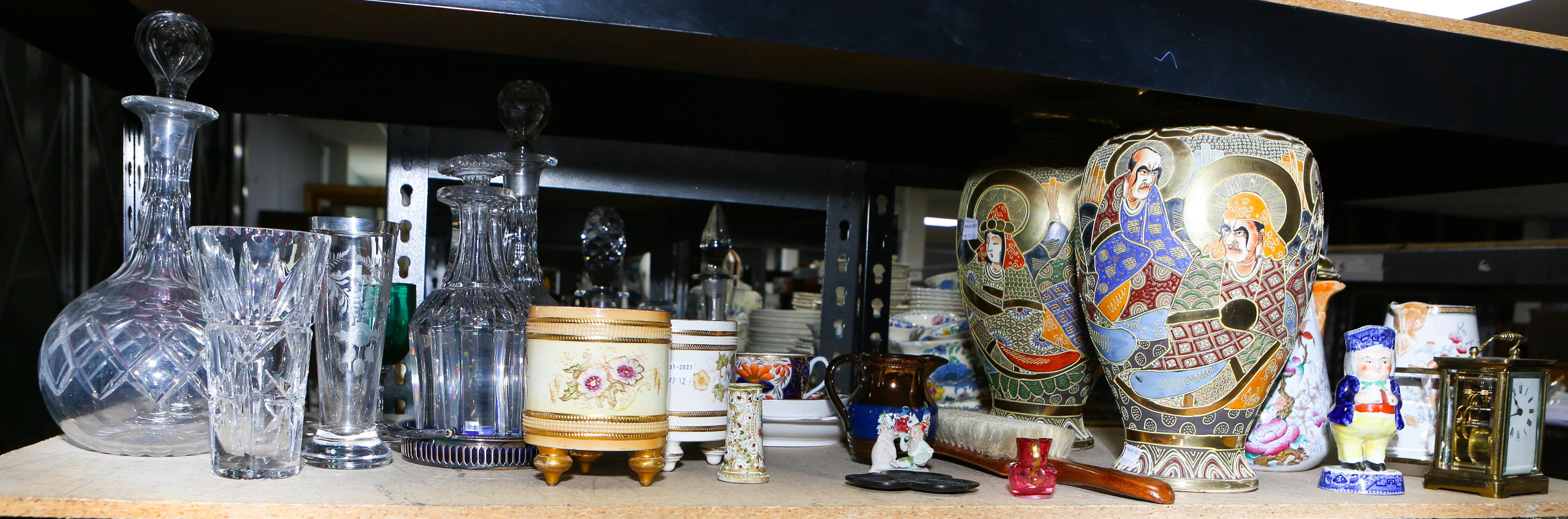 Six Victorian printed pottery jugs, together with a collection items to include a Doulton stoneware - Image 3 of 5