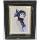 Quantity of modern framed and glazed reproduction prints, mainly reproduction Art Nouveau