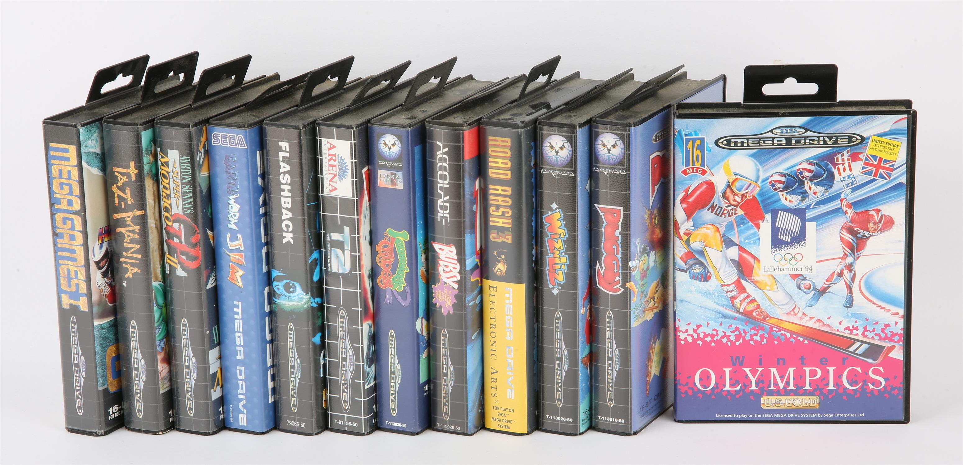 Sega Mega Drive Videogame Collection. This lot contains the following games: T2 The Arcade Game.