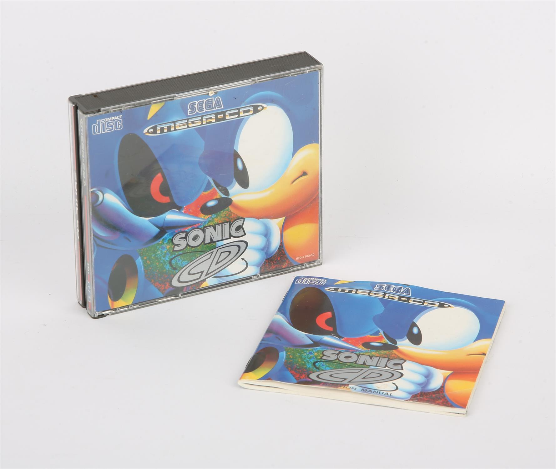 Sonic CD - Sega Mega CD. This lot contains a complete copy of Sonic CD. The case is in excellent