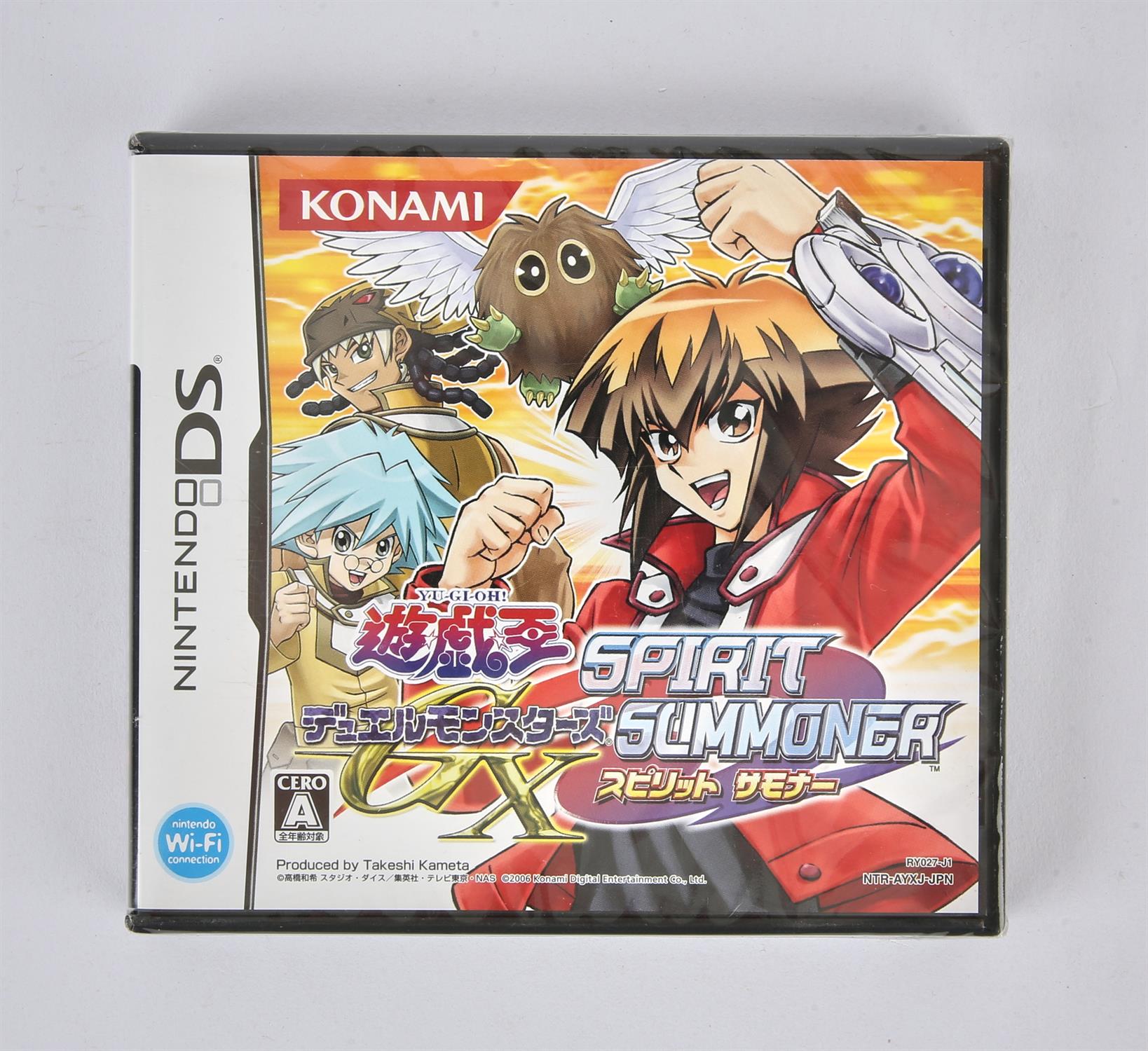 Yu-Gi-Oh! Spirit Summoner Nintendo DS Game. This is a sealed copy of the Japanese version of the