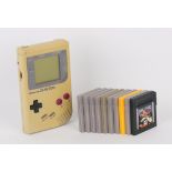 Nintendo Game Boy & 10 Game Collection. This lot features a fully tested original grey Game Boy