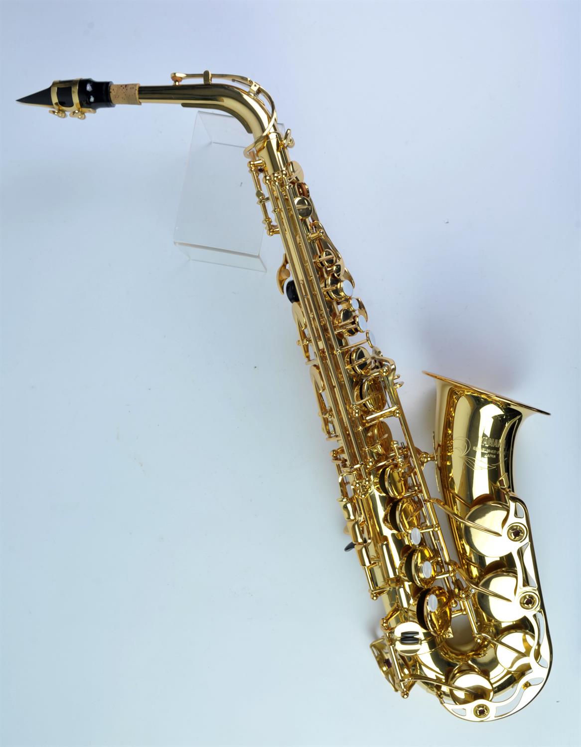 A Yamaha Saxophone model no. YAS 32 Serial number 115258 cased.