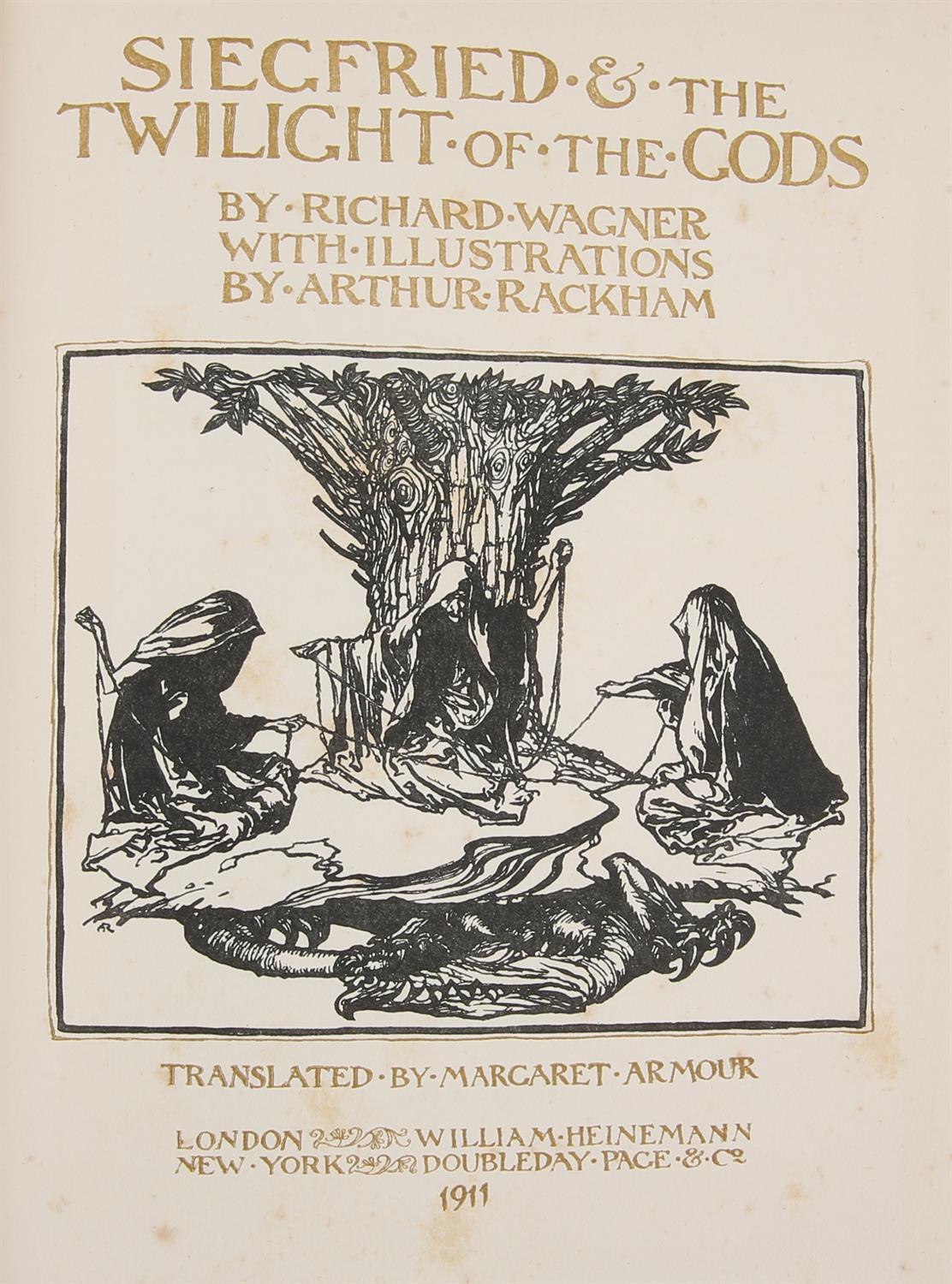 Rackham, Arthur, 'Siegfried and the Twilight of the Gods' by Richard Wagner, translated by Margaret - Image 4 of 5