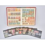 Small Stock Book with Collection of Russian Stamps plus Stock Cards with various including