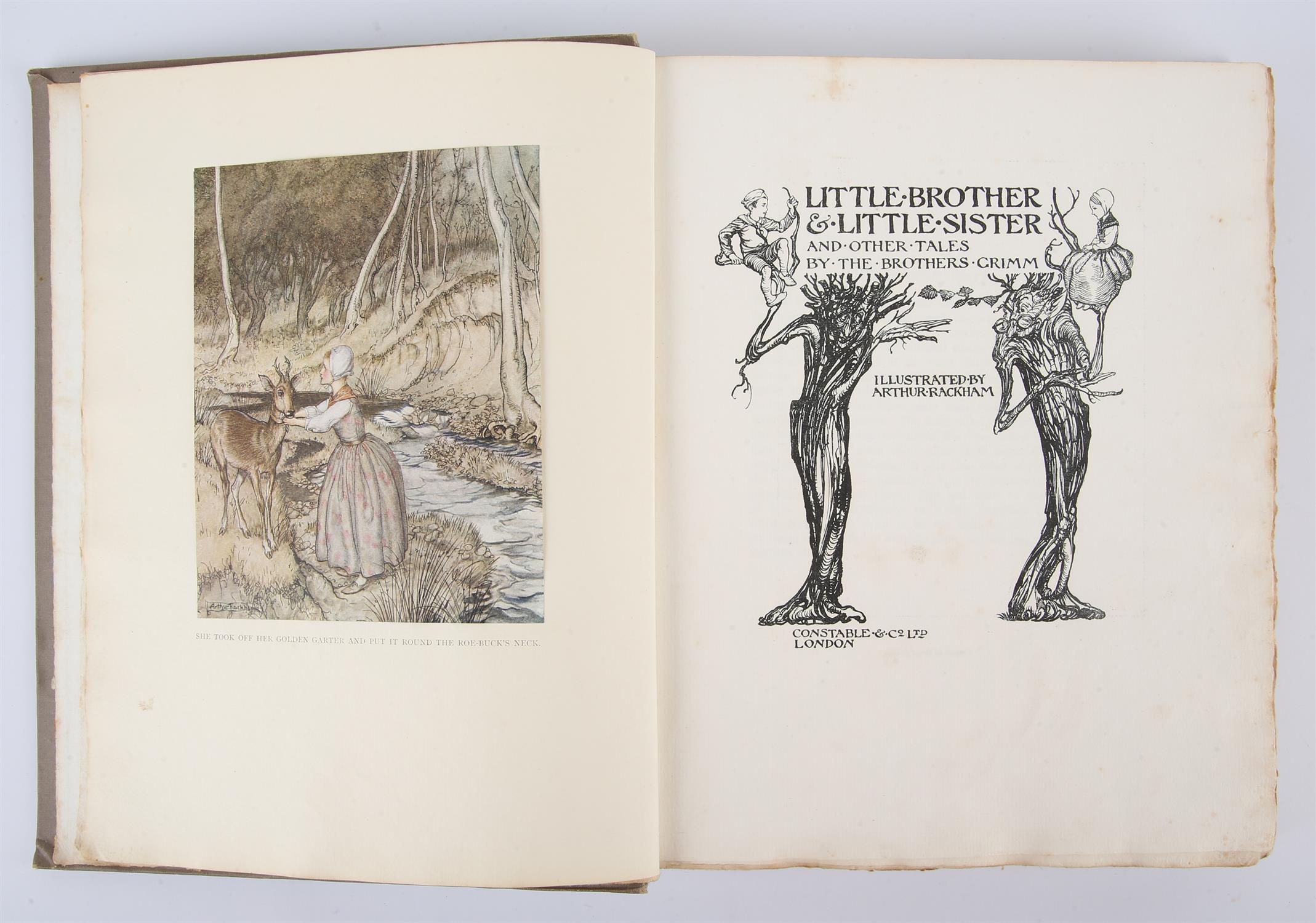 Rackham, Arthur, 'Little Brother and Little Sister and Other Tales by the Brothers Grimm', London, - Image 3 of 3