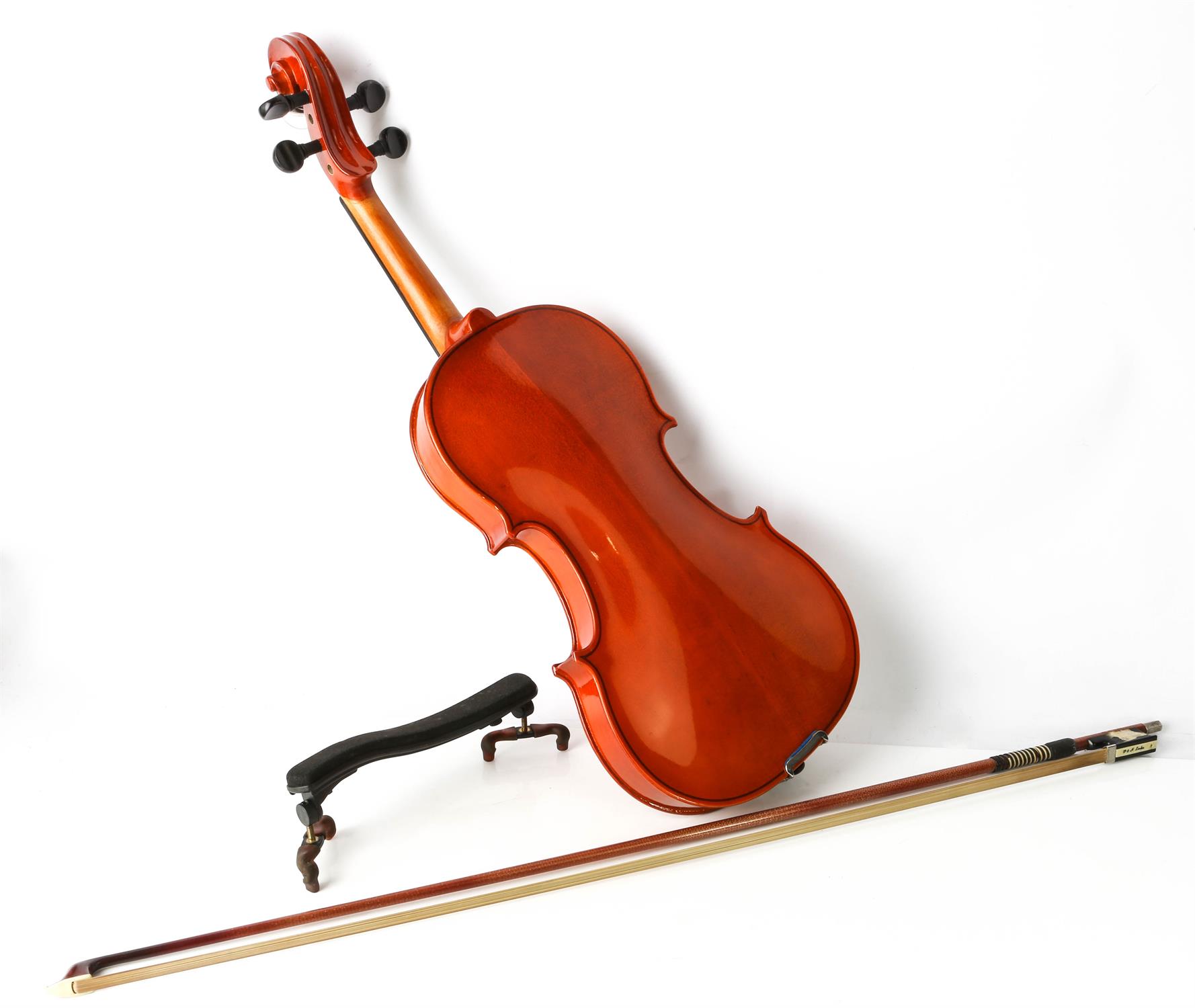 A violin, 20th Century, Josef Jan Dvoiak, Czechoslovakia, label to interior, 60cm long, - Image 2 of 2