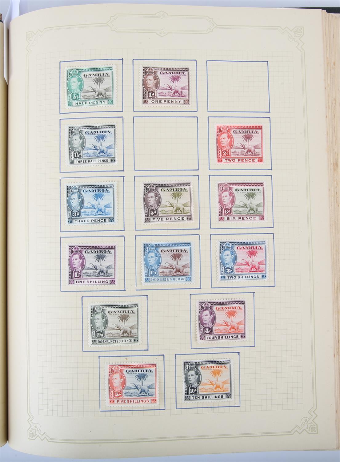 Simplex Stamp Album & Strand Stamp Album with Great Britain 1939 10 shilling, dark blue mint. - Image 2 of 5