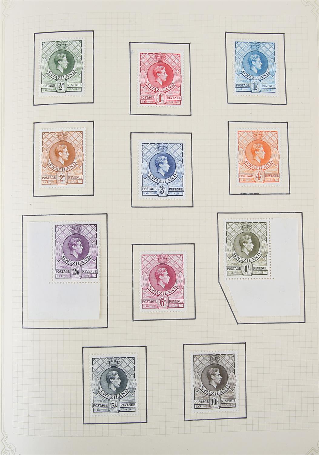 Simplex Stamp Album & Strand Stamp Album with Great Britain 1939 10 shilling, dark blue mint. - Image 5 of 5