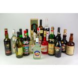 Collection of Ports and mixed spirits, W and J Grahams Malevedos 1995, Cockburns Special Reserve