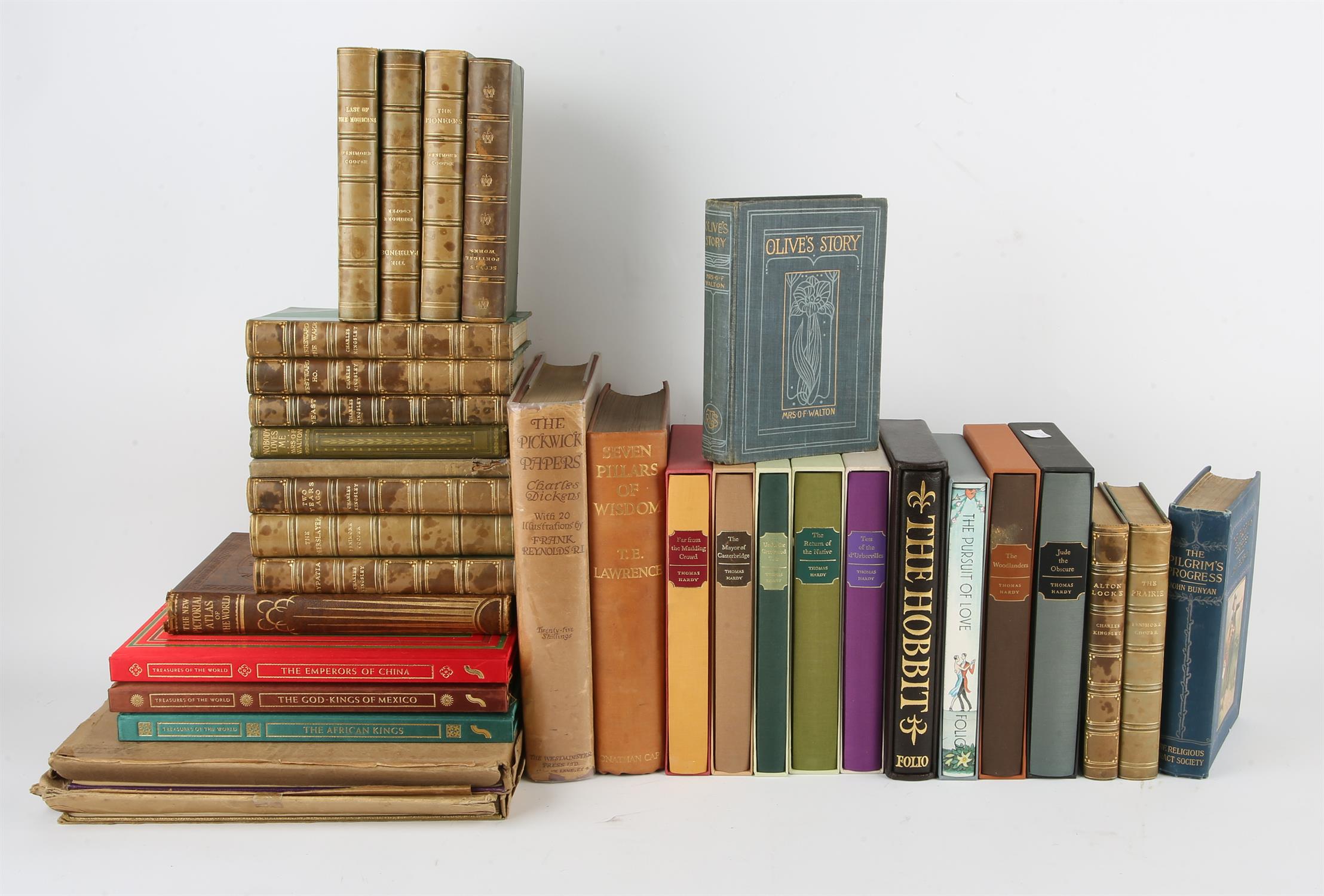 Folio Society volumes, to include: 'The Hobbit' by J. R. R. Tolkien, 'The Pursuit of Love' by Nancy