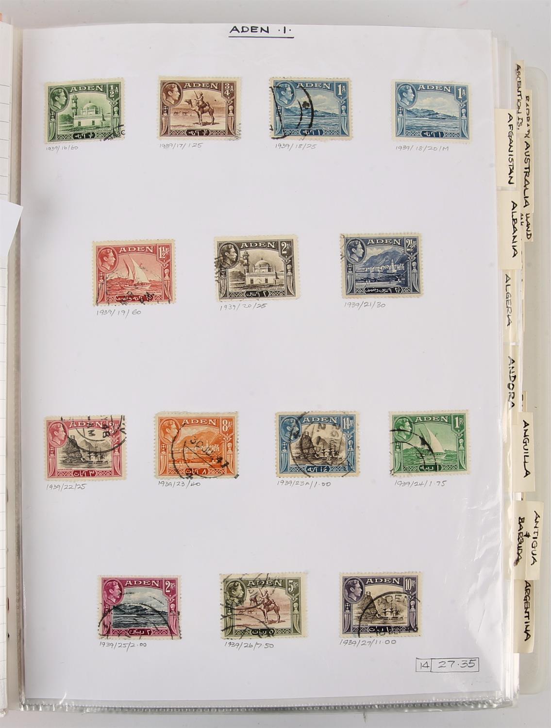 Albums(14) with orange spine, World Stamps, Mint and Used, with Bechuanaland, Canada, China, Cyprus, - Image 7 of 7