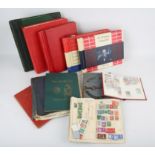 World Stamps in Albums plus loose, Great Britain Mint Wildings, First Day Covers, Coin Covers,