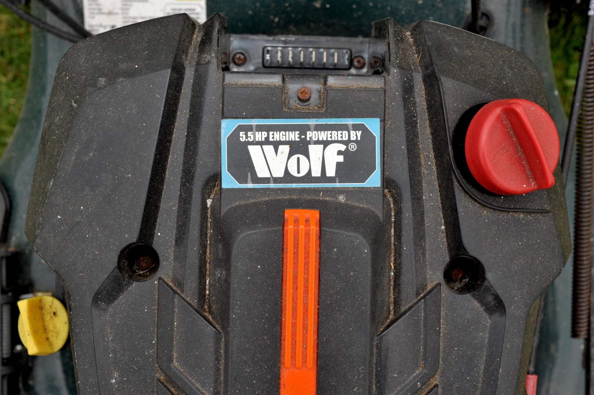 Wolf 5.5 HP Engine, two blade Lawn Racer Mower. PLEASE NOTE BUYERS PREMIUM AT THE STANDARD IN - Image 9 of 9
