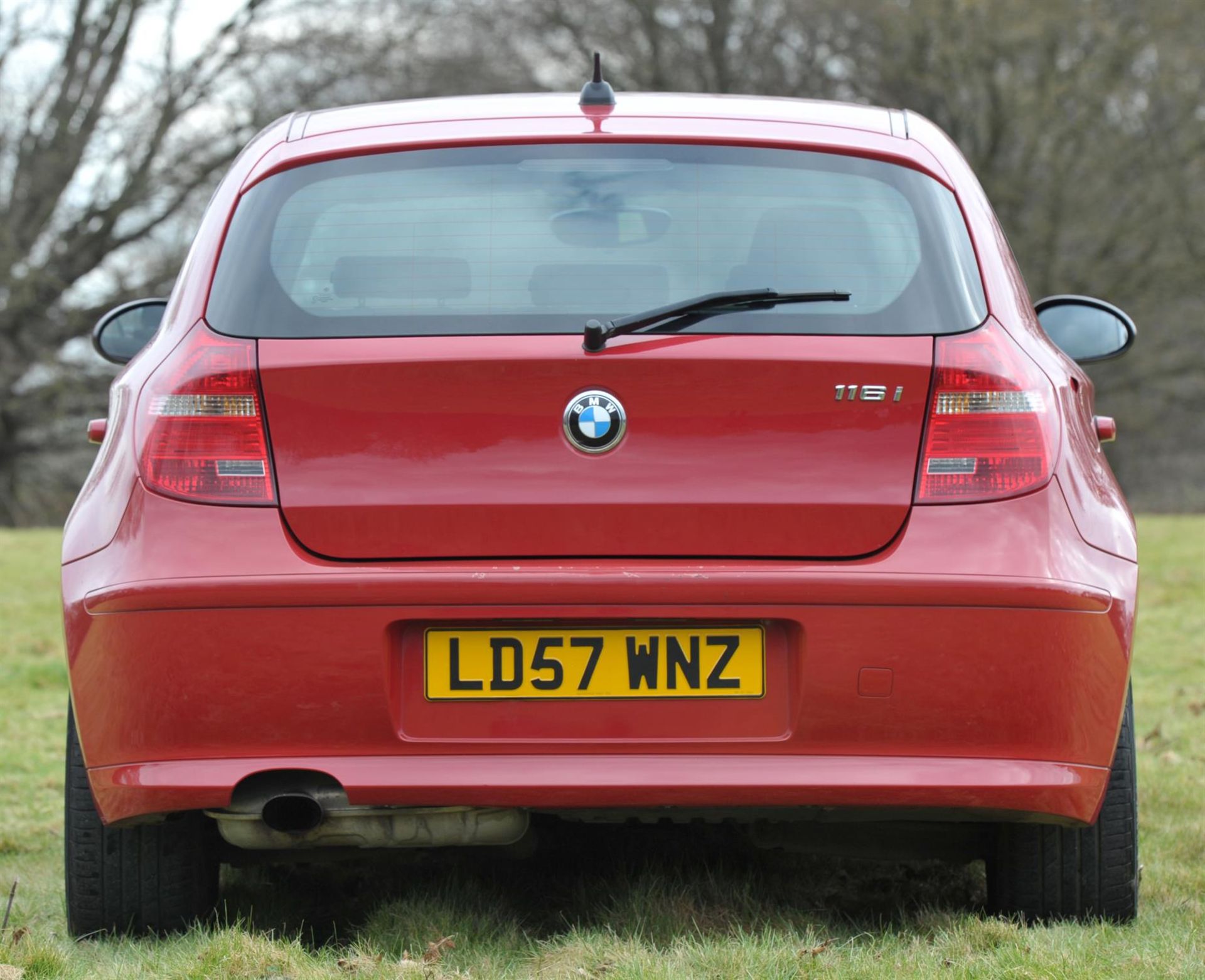 2007 BMW 116i 5 Door in red. Registration number LD57 WNZ - Economical and benefiting from the - Image 10 of 14