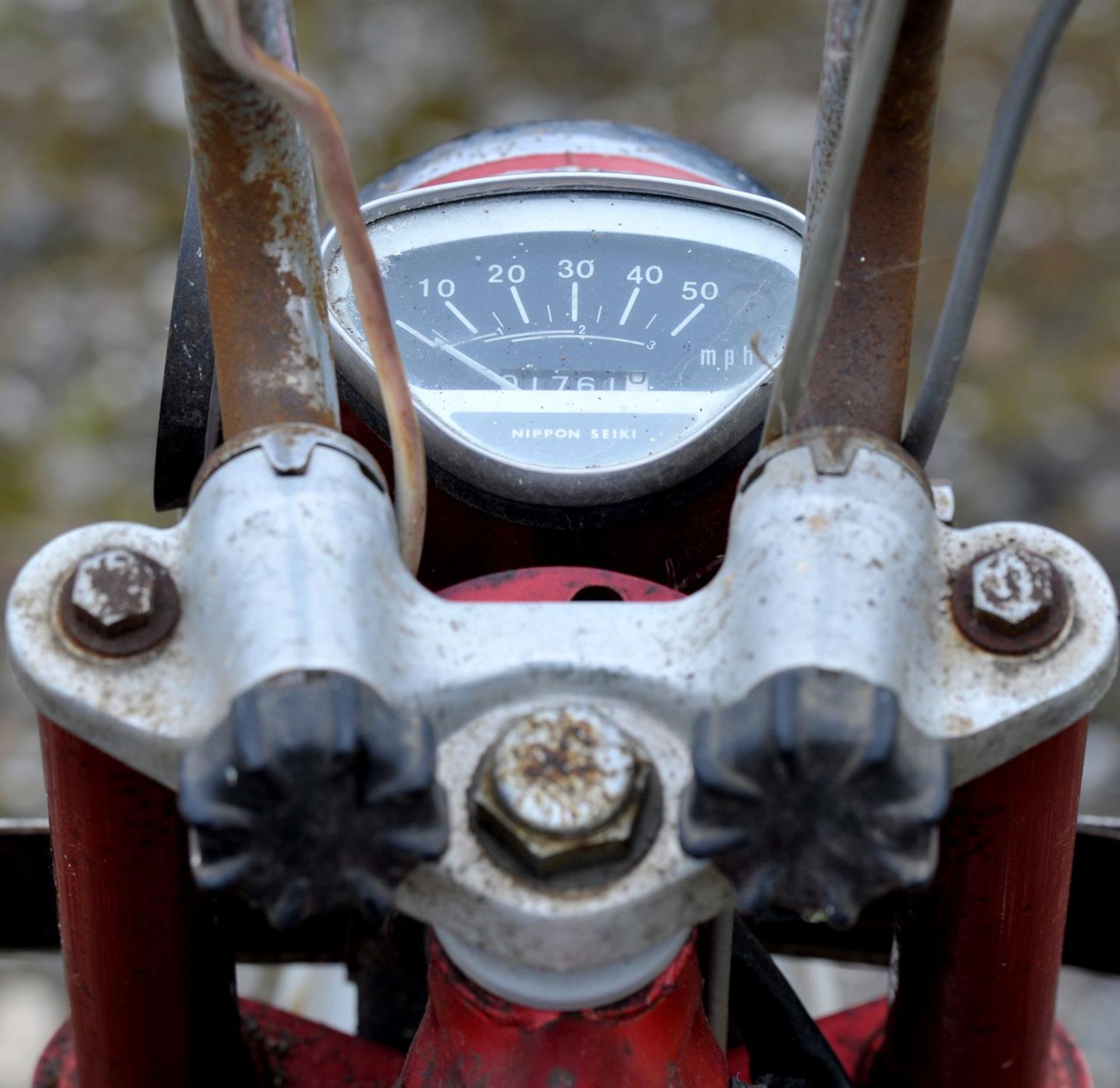 Motor Bike, Honda 70, Monkey Bike, red chassis. Registration number PPC 723L, comes with Original - Image 7 of 13