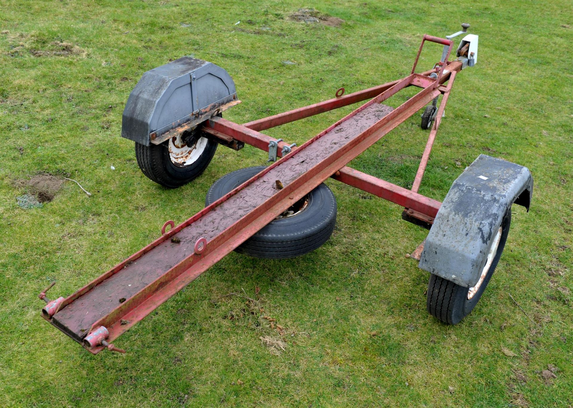Motor Bike trailer, no light board present. PLEASE NOTE BUYERS PREMIUM AT THE STANDARD IN HOUSE - Image 4 of 7
