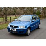 2000 VW Polo 1.4 E 3-door hatchback. Registration number W91 WRV. Petrol, 5-Speed Manual gearbox.