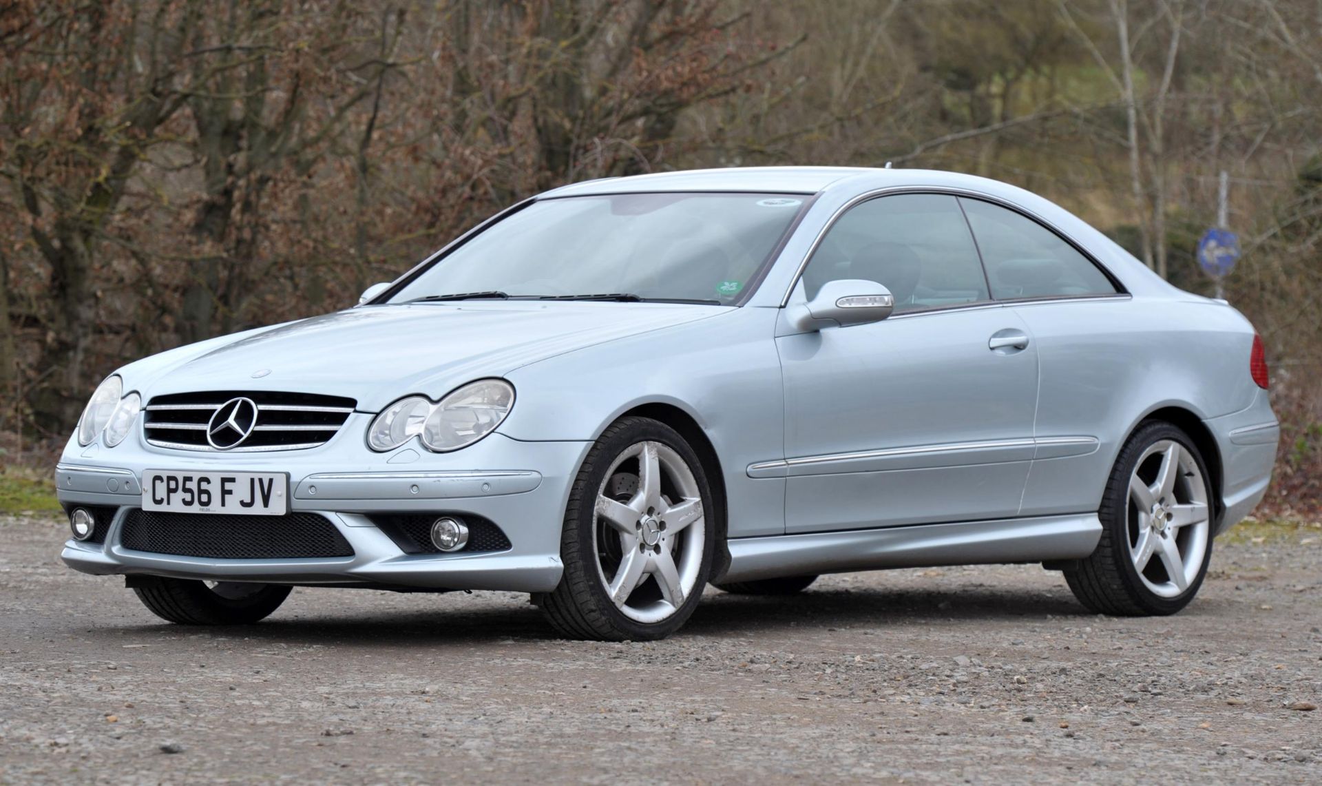 2006 Mercedes 220 CLK AMG Coupe. Registration number CP56 FJV - High Spec Mercedes - Full