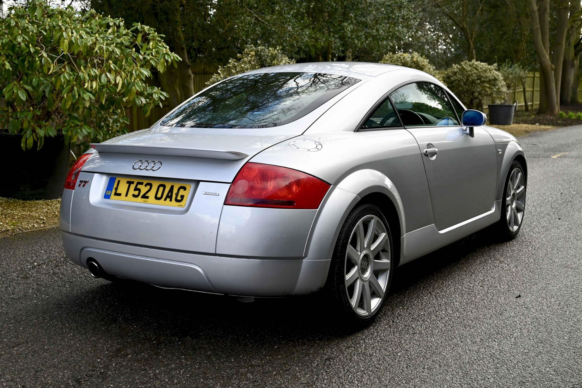 2002 Audi TT 1.8 T Quattro. Registration number LT52 OAG. Metallic Silver with Black leather - Image 4 of 10