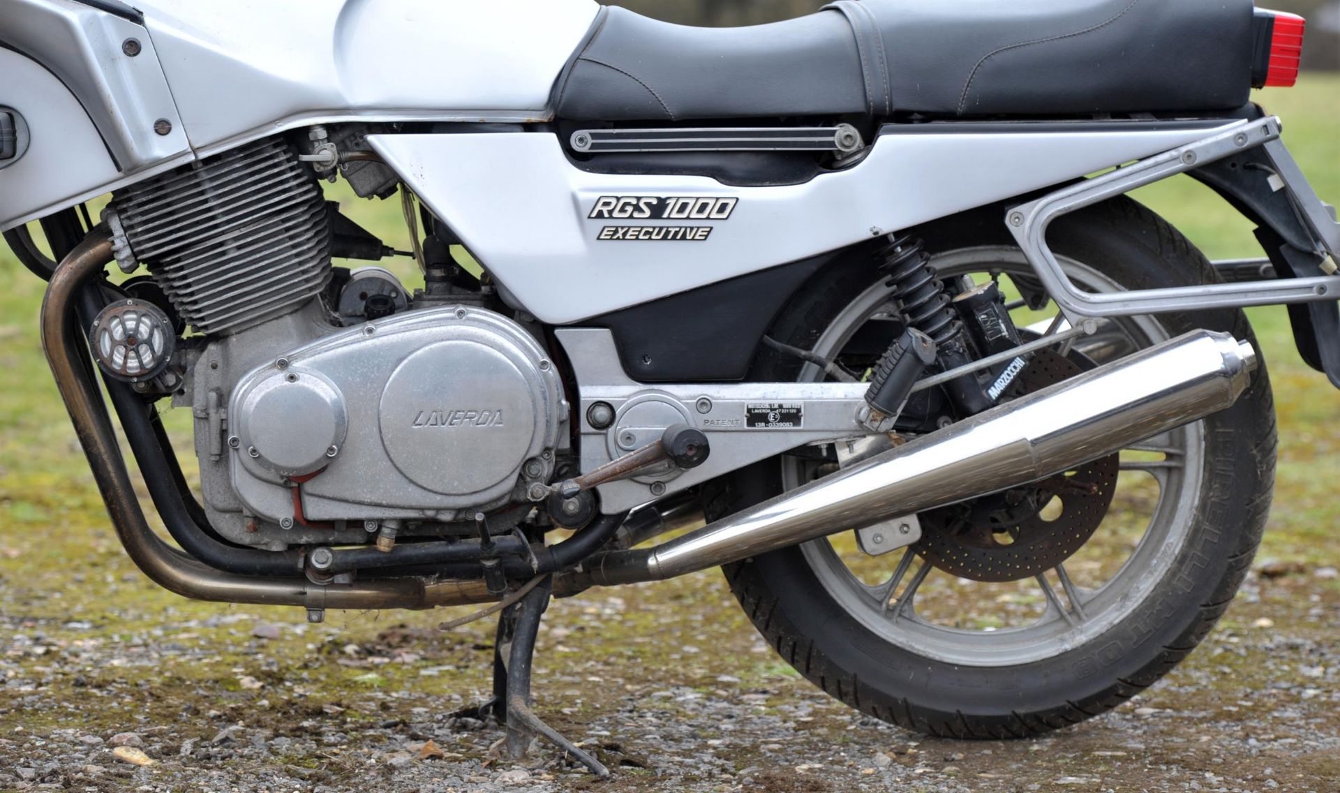 Motor Bike, Laverda RGS 1000 Executive, silver chassis, registration number D718 HPR, 1.8cc. - Image 2 of 12