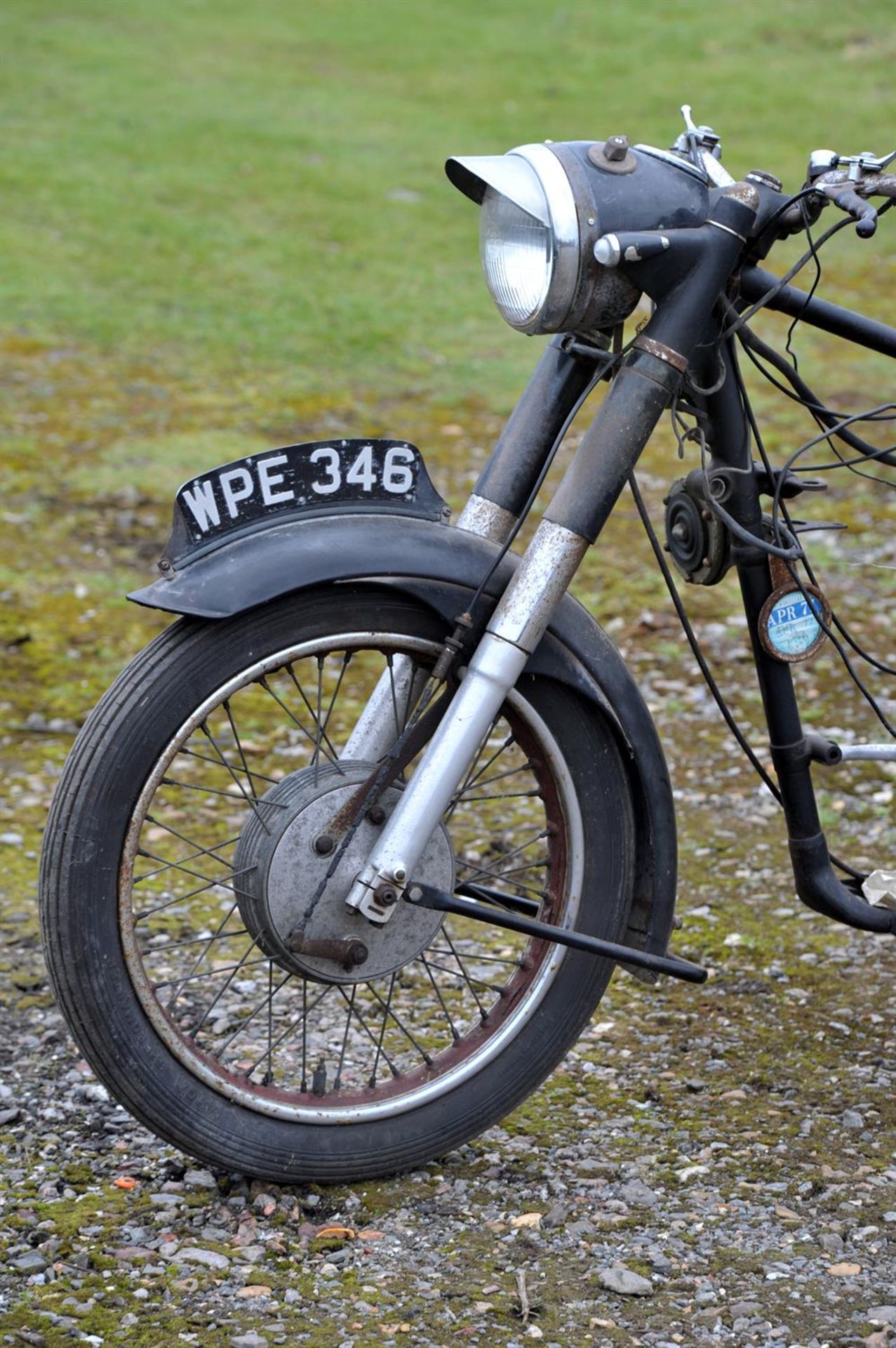 Motor Bike, Matchless. Registration number WPE 346. Comes with stamped Registration Book. - Image 2 of 10