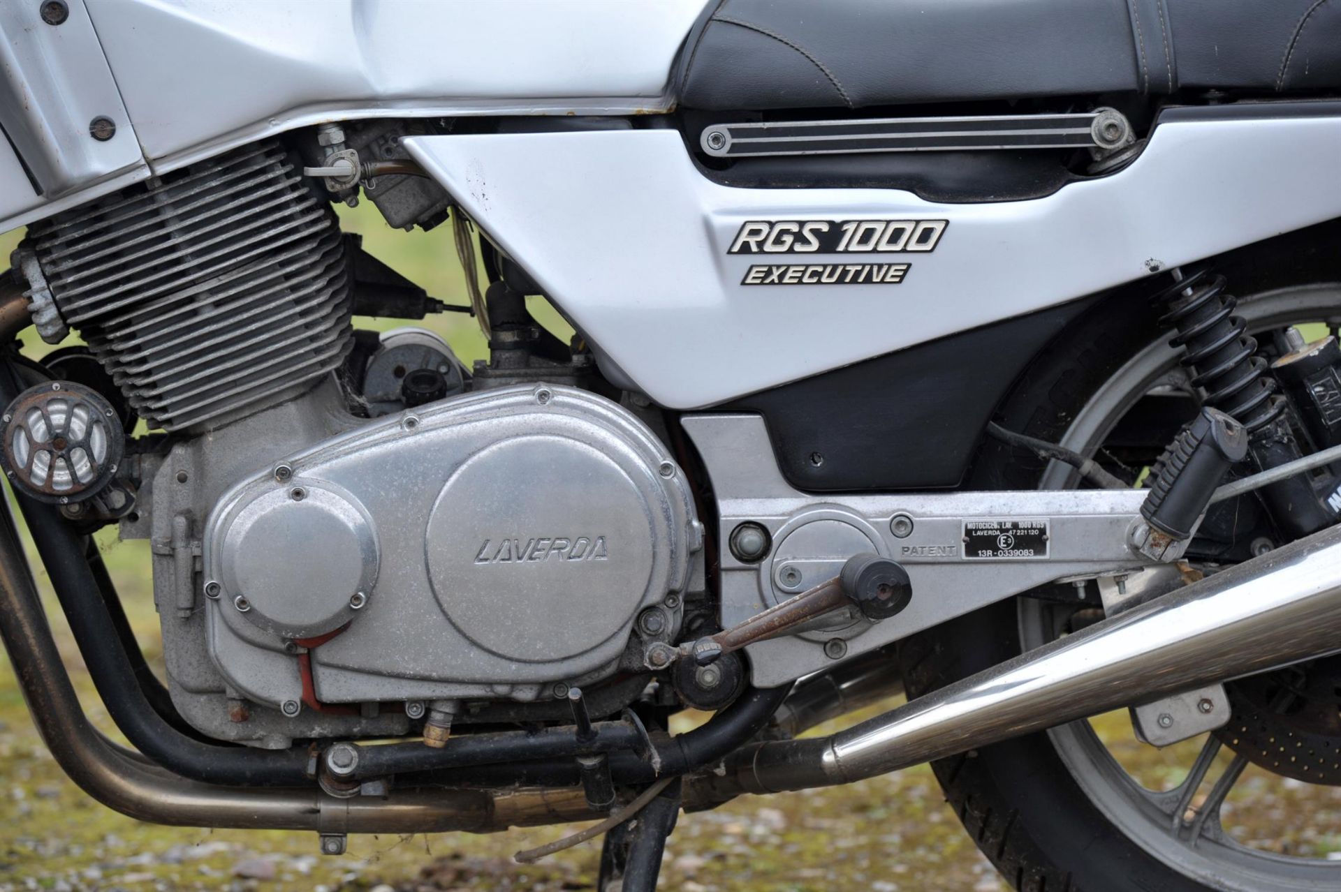 Motor Bike, Laverda RGS 1000 Executive, silver chassis, registration number D718 HPR, 1.8cc. - Image 3 of 12