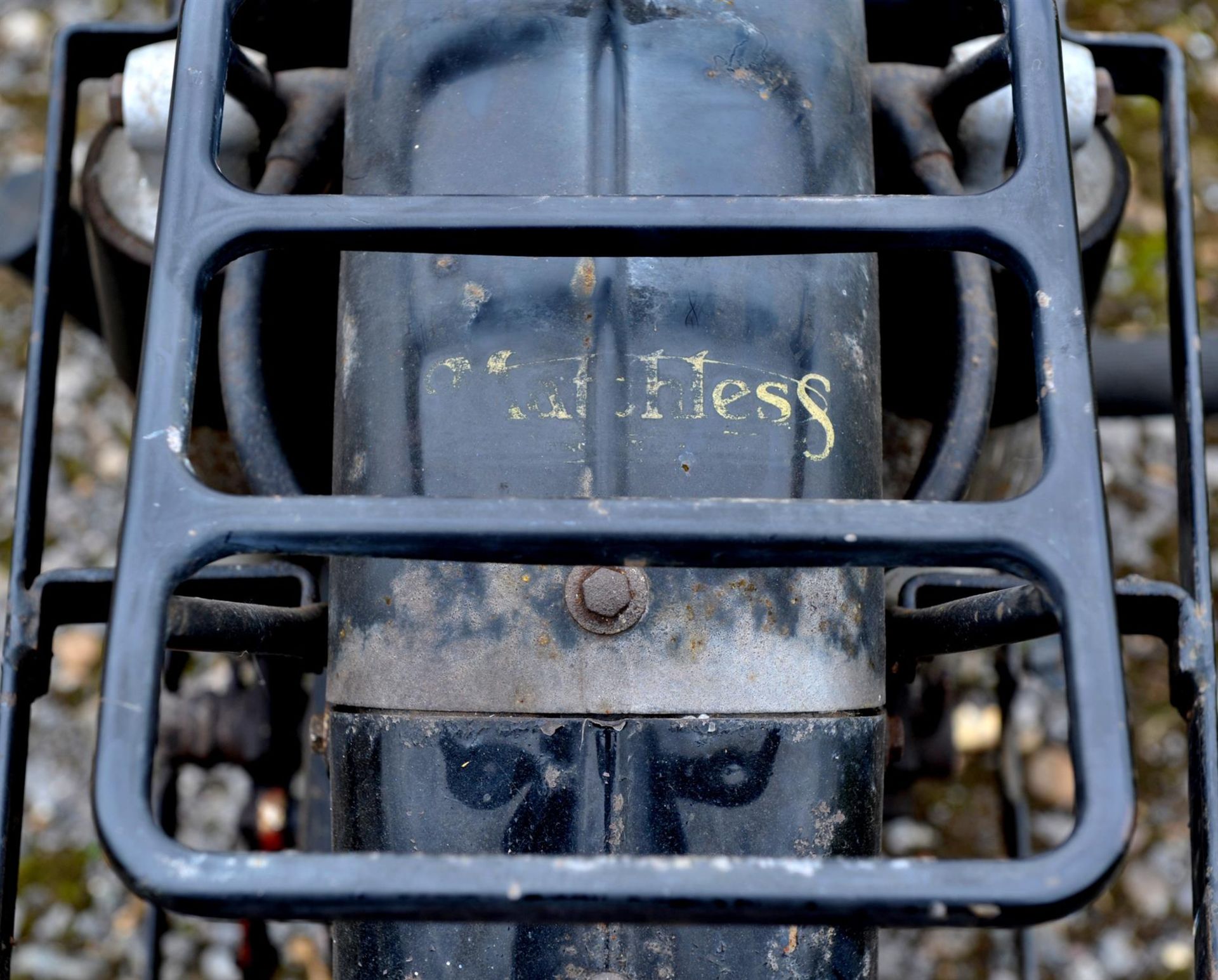 Motor Bike, Matchless. Registration number WPE 346. Comes with stamped Registration Book. - Image 9 of 10