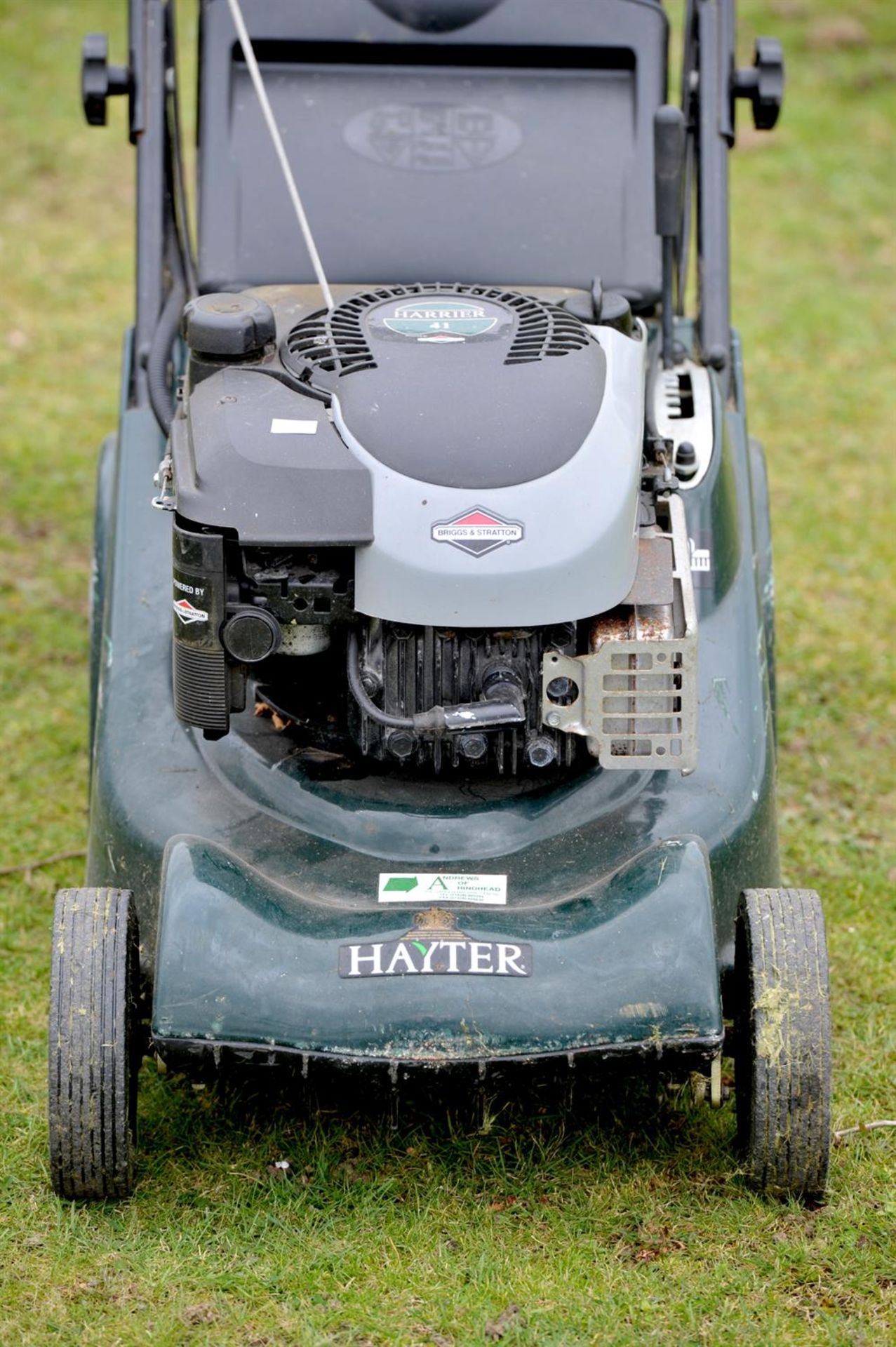 Hayter Harrier 41 lawnmower, Briggs & Stratton Lawn Mowers, purchased from Andrews of Hindhead - Image 4 of 9