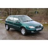 Citroen Saxo 2001 This car is ULEZ compliant Registration: KL51 AXC. One owner from new with