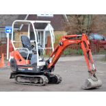 Kubota 1.5 ton digger KX413S. This mini digger comes in working order with its 3 digger buckets it