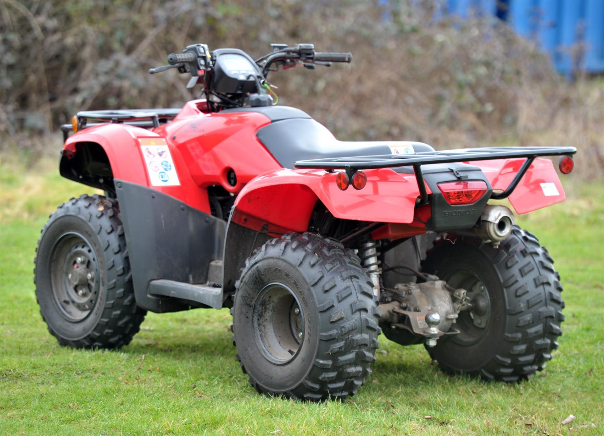 Honda Quad Bike ATV - TRX 250 TEM. Red. 250cc. - All wheel drive Honda Quad bike - One owner quad - Image 13 of 19