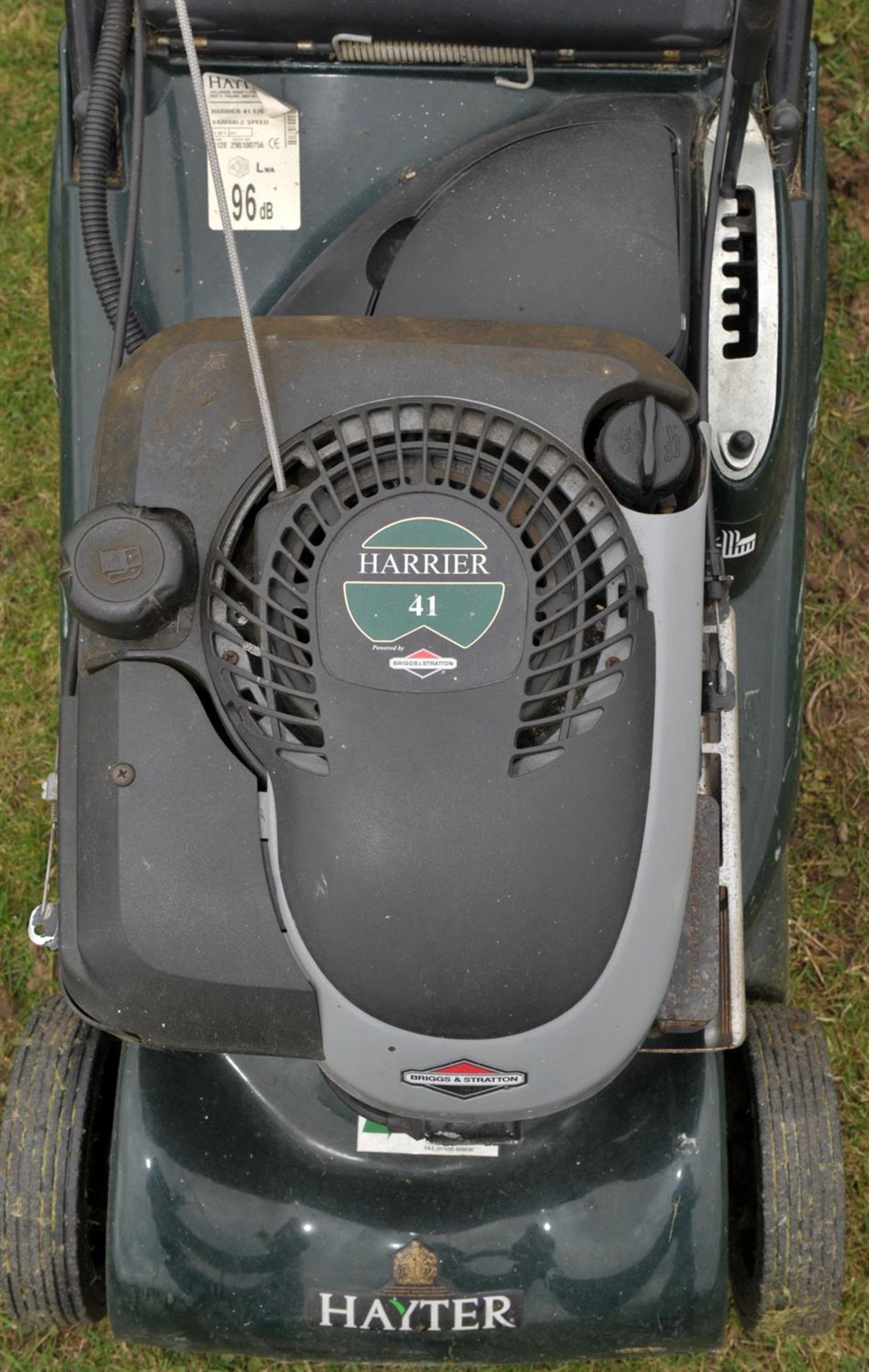 Hayter Harrier 41 lawnmower, Briggs & Stratton Lawn Mowers, purchased from Andrews of Hindhead - Image 8 of 9