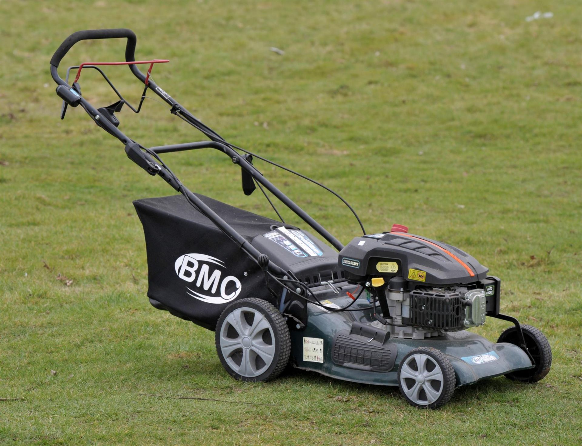 Wolf 5.5 HP Engine, two blade Lawn Racer Mower. PLEASE NOTE BUYERS PREMIUM AT THE STANDARD IN - Image 2 of 9