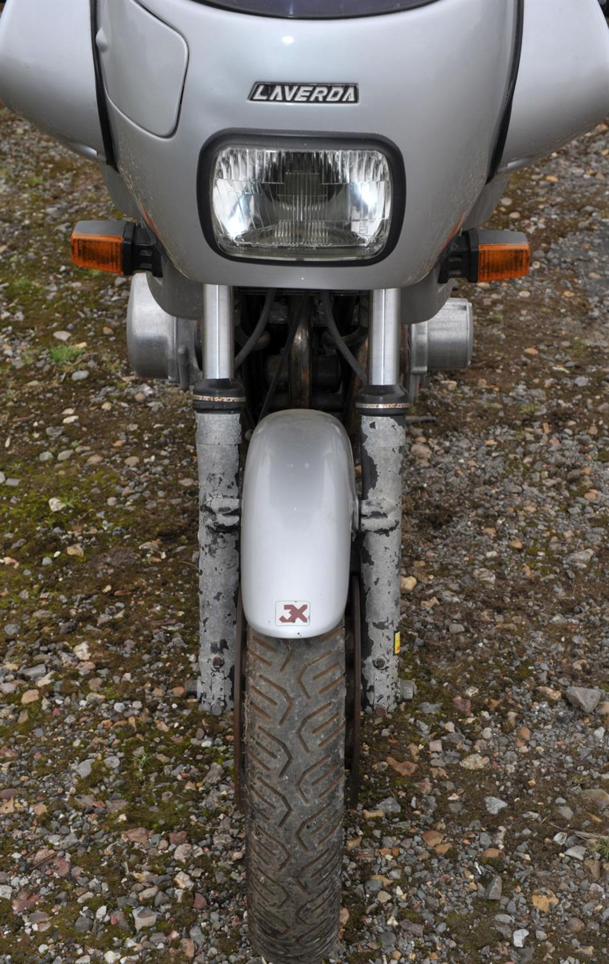 Motor Bike, Laverda RGS 1000 Executive, silver chassis, registration number D718 HPR, 1.8cc. - Image 10 of 12