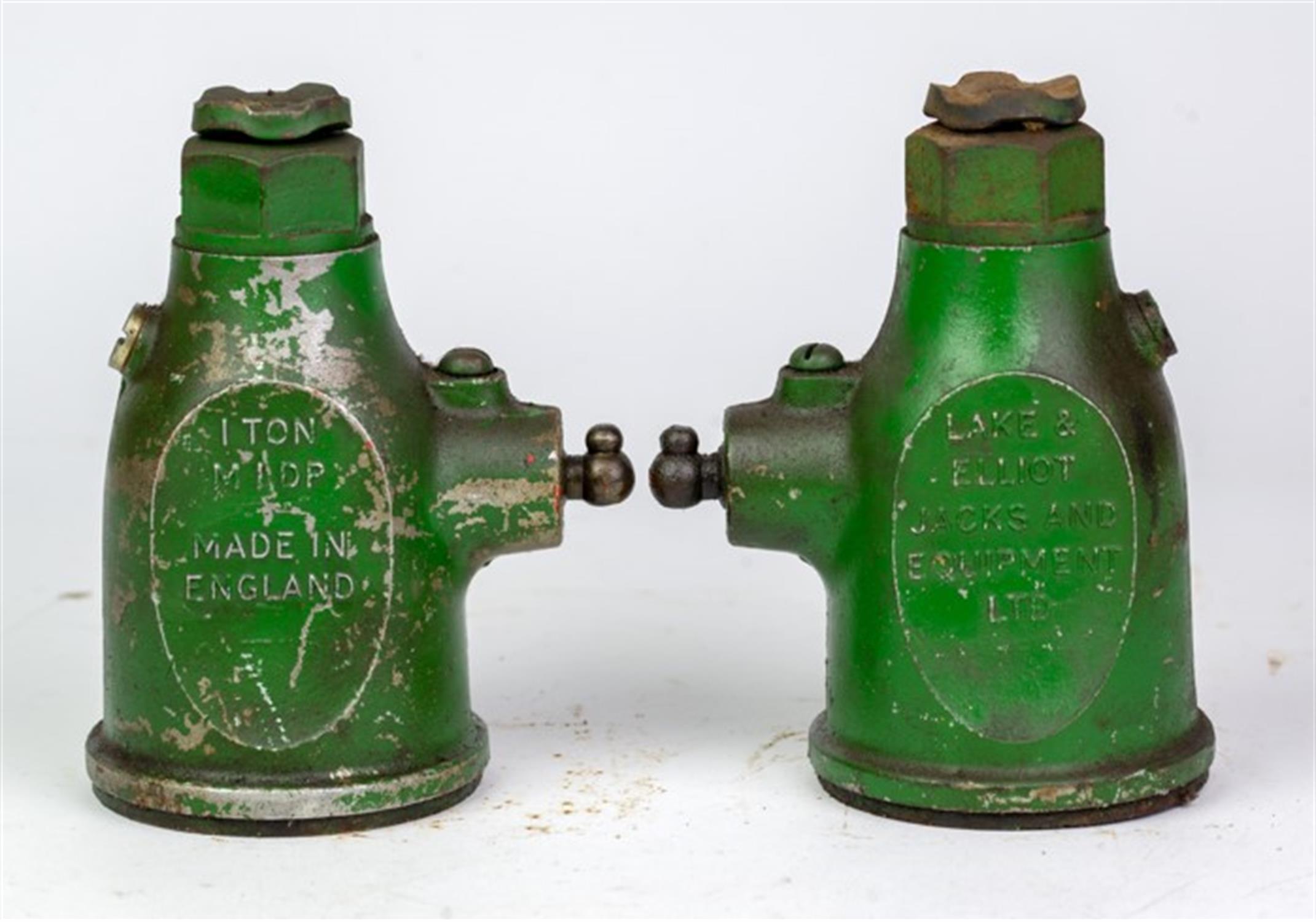 Two Period Vintage jacks – Both Stamped 1 TON, MIDP, Made in England (2). - Image 2 of 2