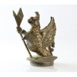 A Vauxhall Car Mascot in the form of a Griffin, mounted on rectangular base. 8cm high