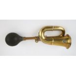 Powell Hanmerl (Birmingham)Vintage Vereran brass and rubber bulb car horn