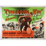 10 British Quad film posters from the 1950’s including The Cimarron Kid (1952), Interrupted Melody