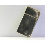 Sampson Mordan hinge back design silver card case, S.Morden and co Patent, London 1899.