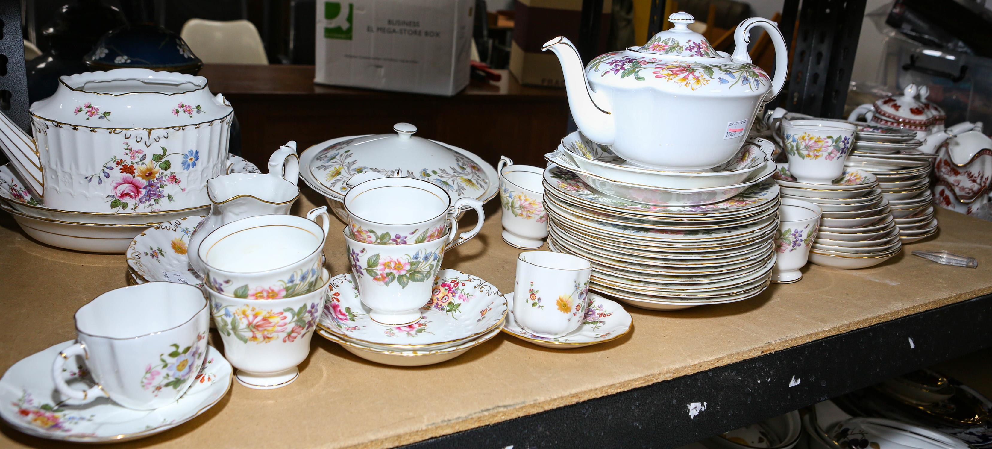 A Royal Crown Derby part dinner service approx. 74 items in total including side plates, - Image 2 of 2