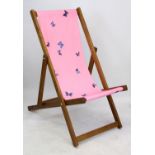 § Damien Hirst (British, b. 1965), deckchair, screenprint on fabric and deckchair,