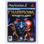 Champions Return to Arms - Factory Sealed - Sony PlayStation 2. This lot contains a factory sealed