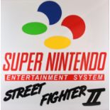 40" Street Fighter 2 Super Nintendo Neon Sign. This lot contains a massive Street Fighter 2 SNES